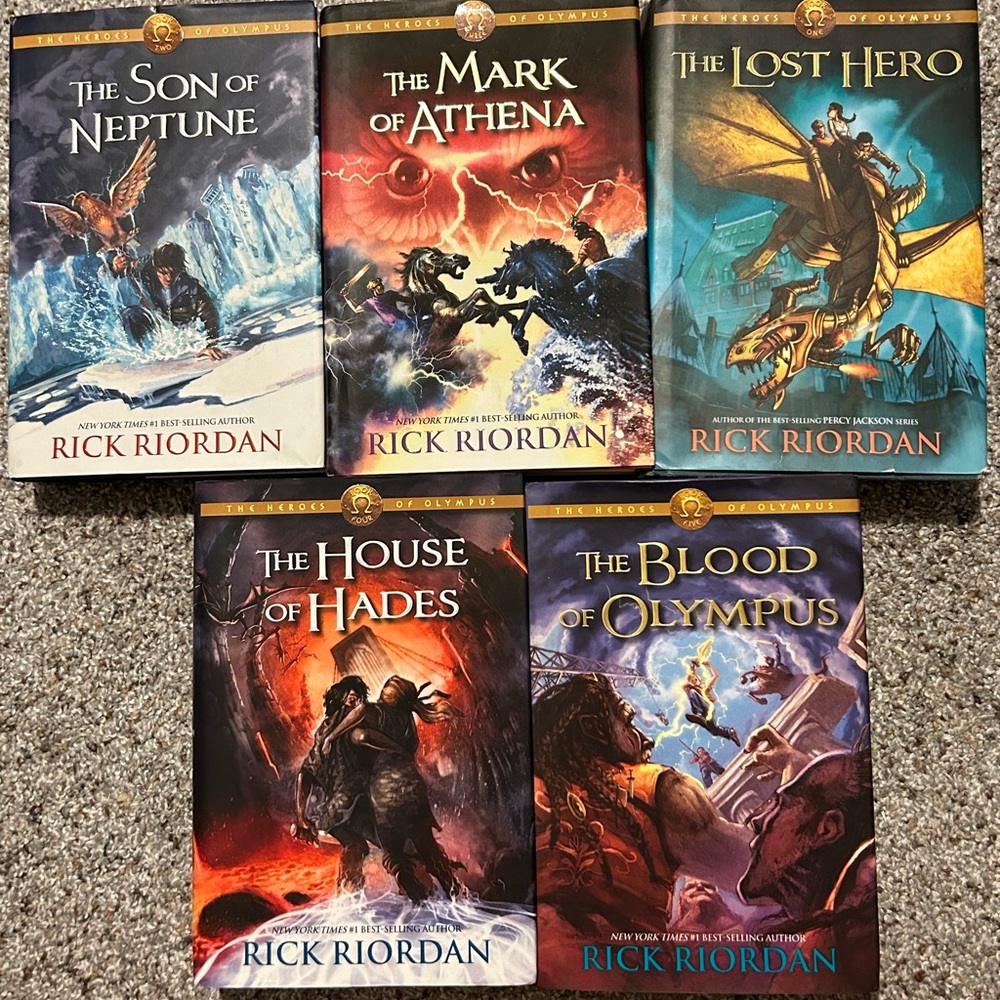 The Heroes of Olympus Percy Jackson full series